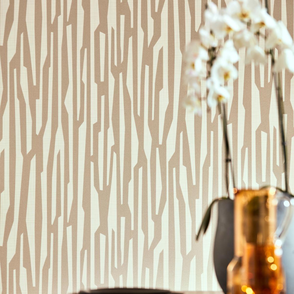 Zendo Wallpaper 112169 by Harlequin in Rose GoldRoll – image 2