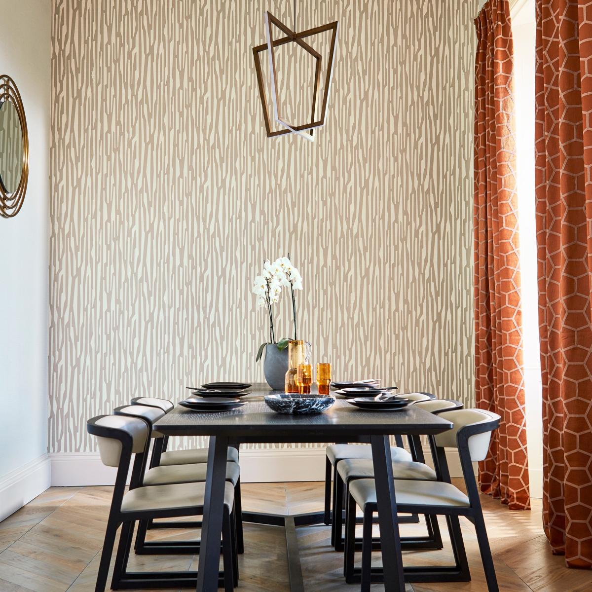 Zendo Wallpaper 112169 by Harlequin in Rose GoldRoll – image 1