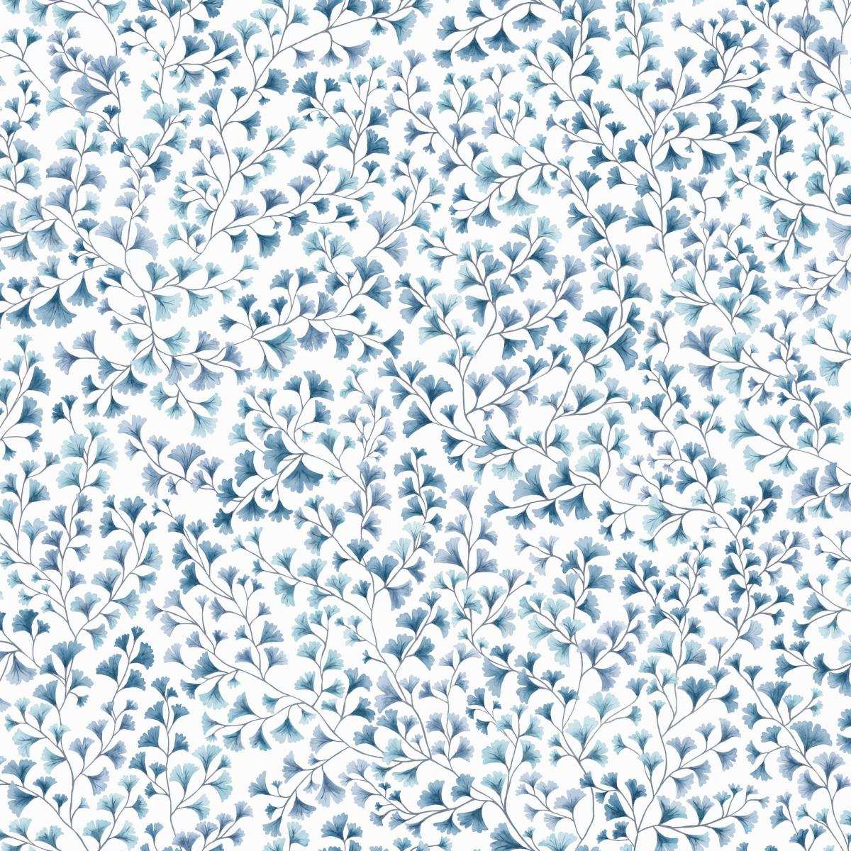 Maidenhair Wallpaper 6019 by Cole & Son in China Blue Roll – image 3
