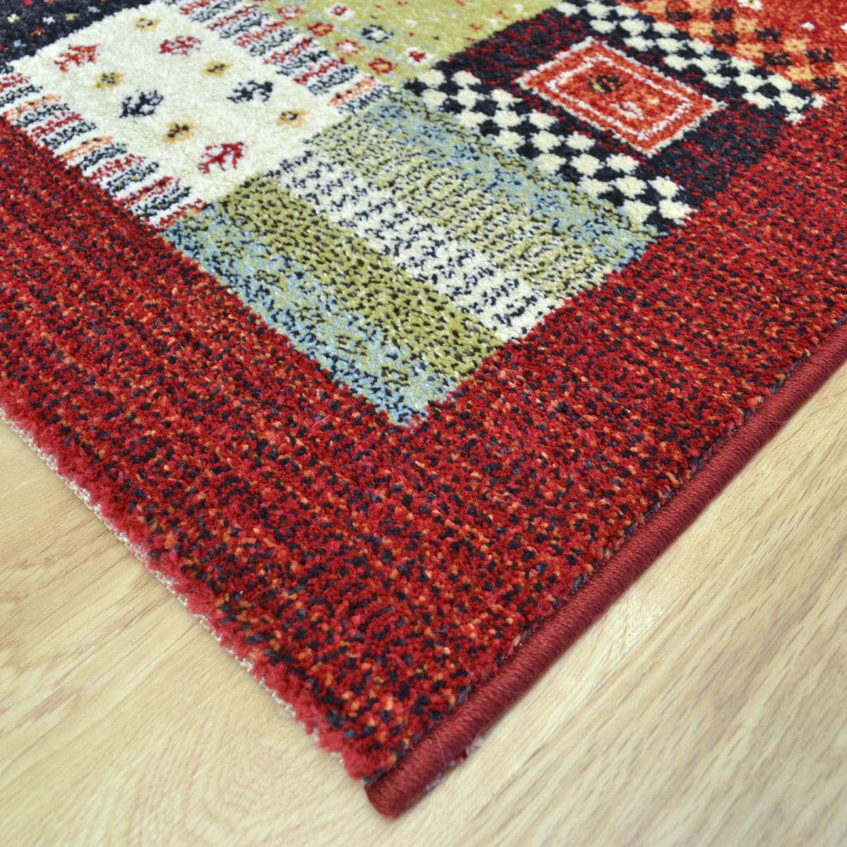 Woodstock Patchwork Rugs 32036 8312 in Red 240x340cm – image 2