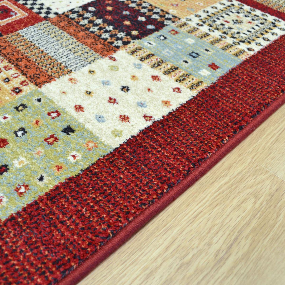 Woodstock Patchwork Rugs 32036 8312 in Red 240x340cm – image 3