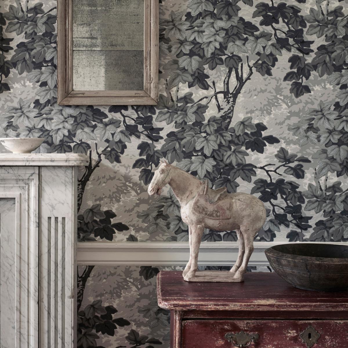 Richmond Park Wallpaper 310059 by Zoffany in Charcoal Grey Roll – image 2