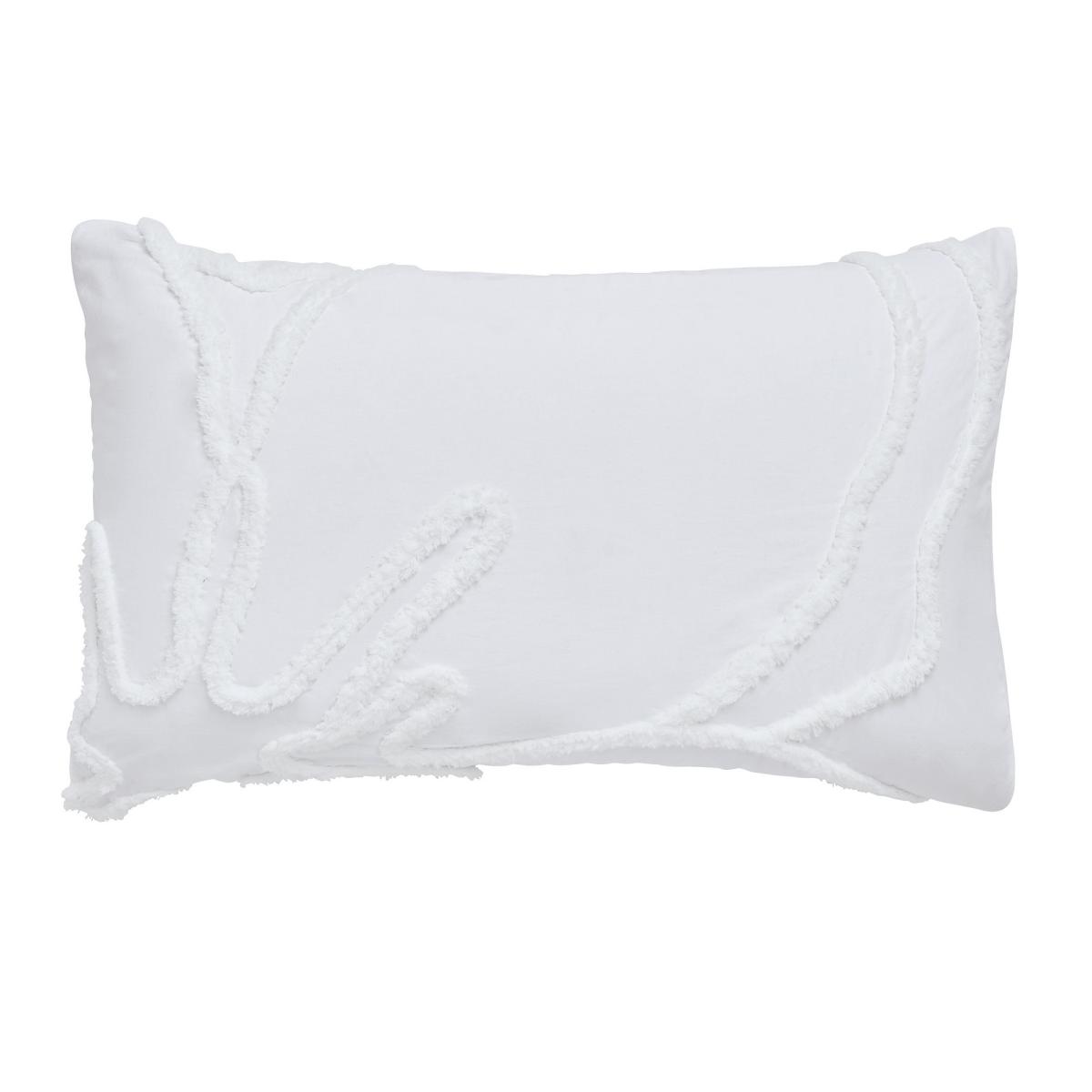 Magnolia Tufted Textured Bedding Duvet Cover and Pillowcase by Ted Baker in White 140x200cm – image 3