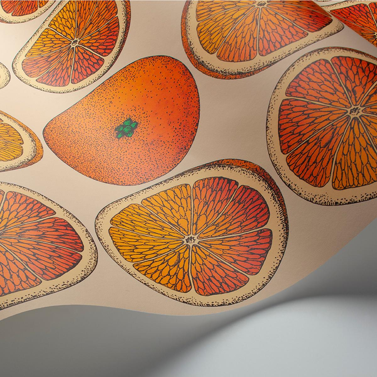 Arance Wallpaper 24047 by Cole & Son in Orange stone Roll – image 2