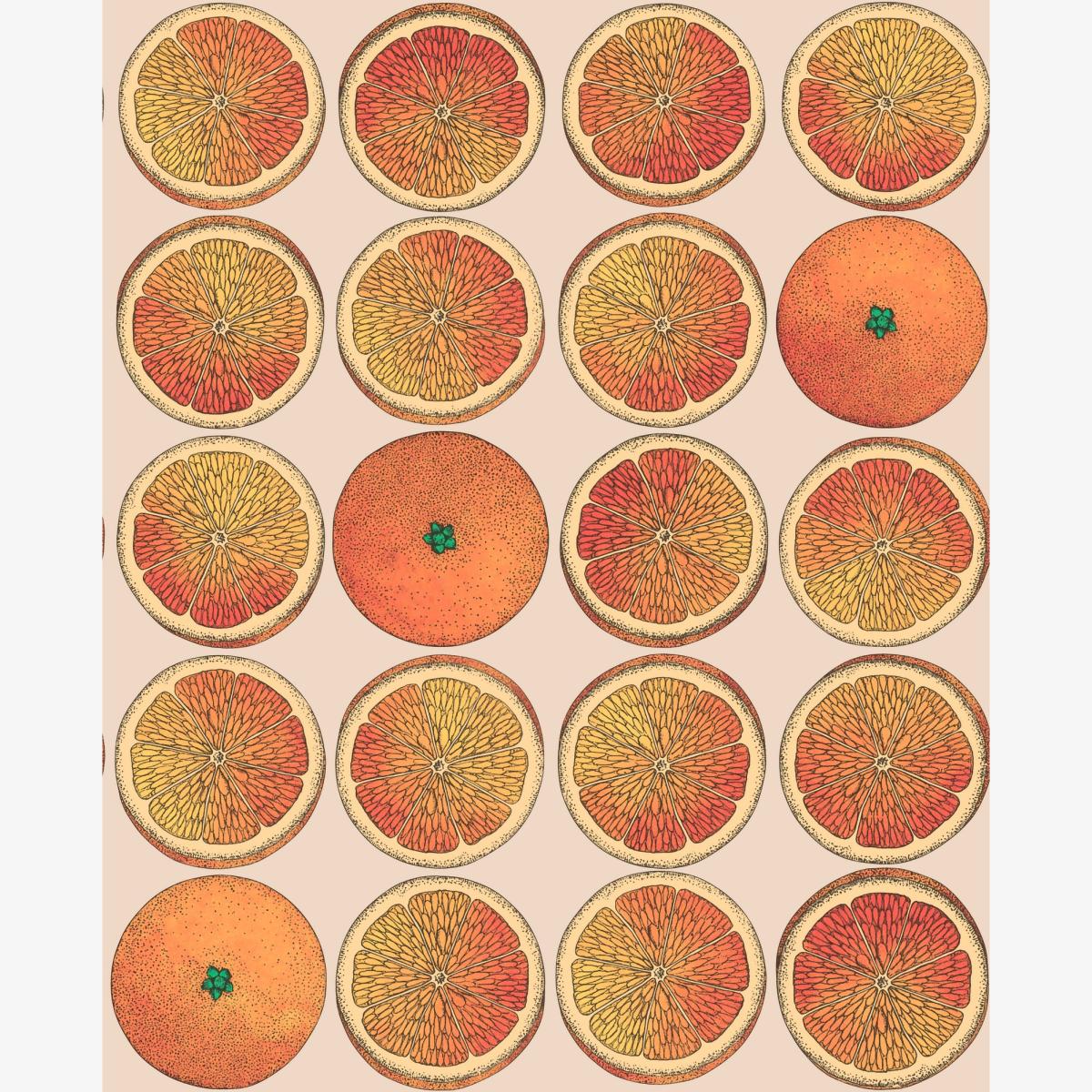 Arance Wallpaper 24047 by Cole & Son in Orange stone Roll – image 1