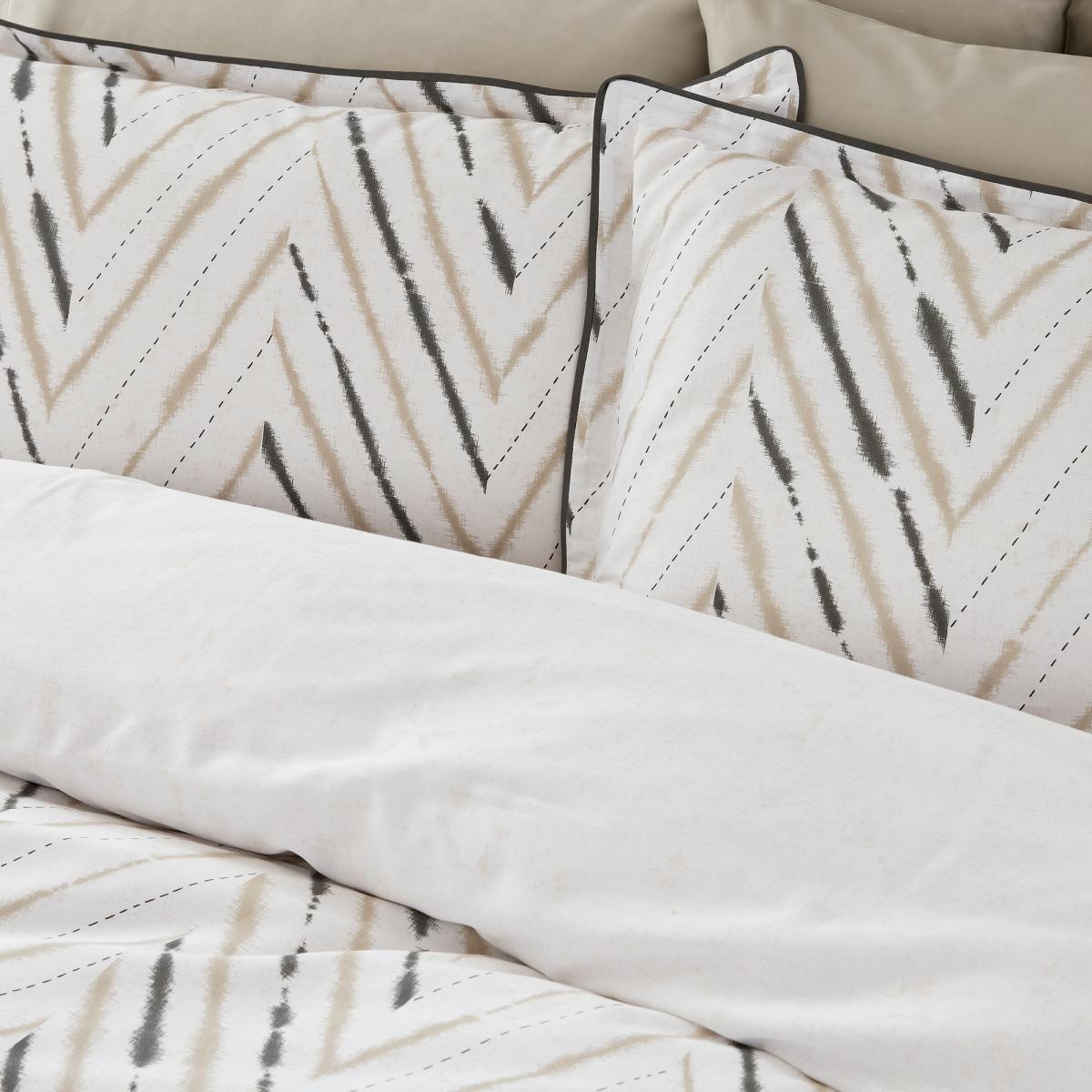 Nalu Lani Bedding by Nicole Scherzinger in Linen & Black 220x230cm – image 4