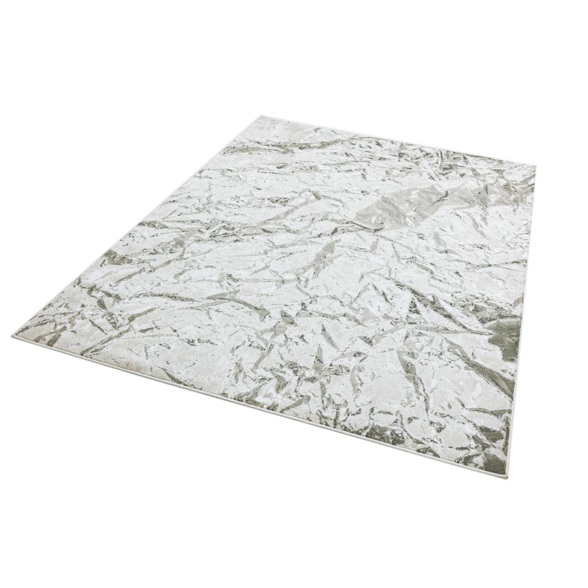 Aurora Satin AU09 Modern Abstract Rugs in Gold Yellow – image 2