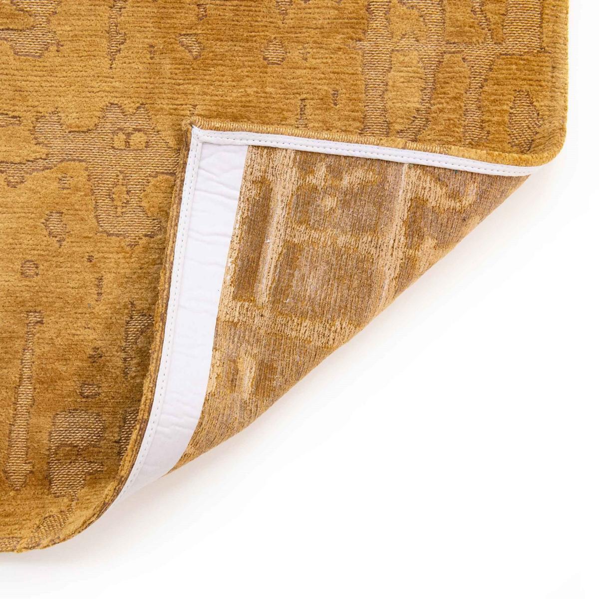 Louis De Poortere Abstract Structures Baobab Rugs 9201 in Madagascar Gold 80x150cm – image 3