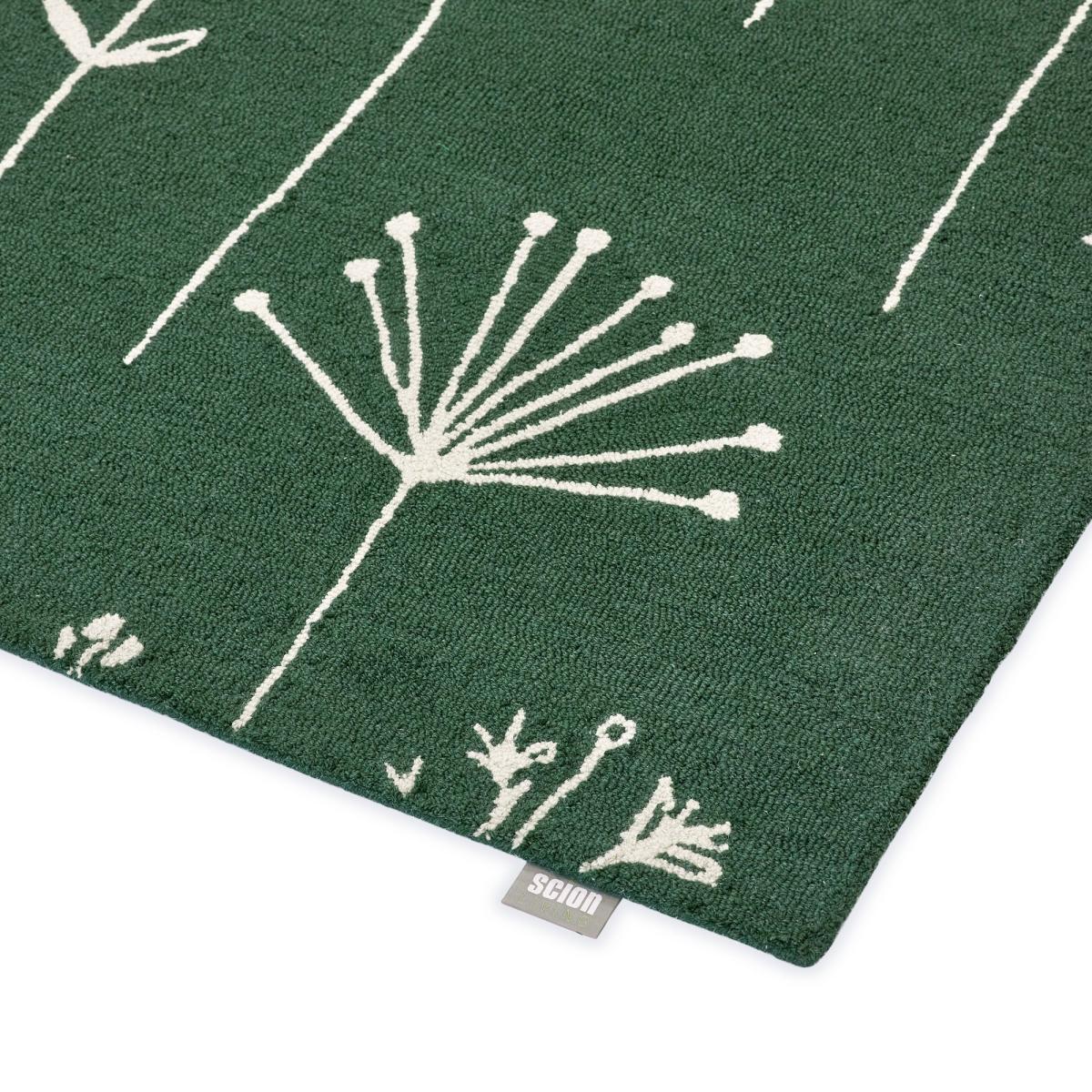 Stipa 126407 Wool Rugs by Scion in Forest Green250x350cm – image 3