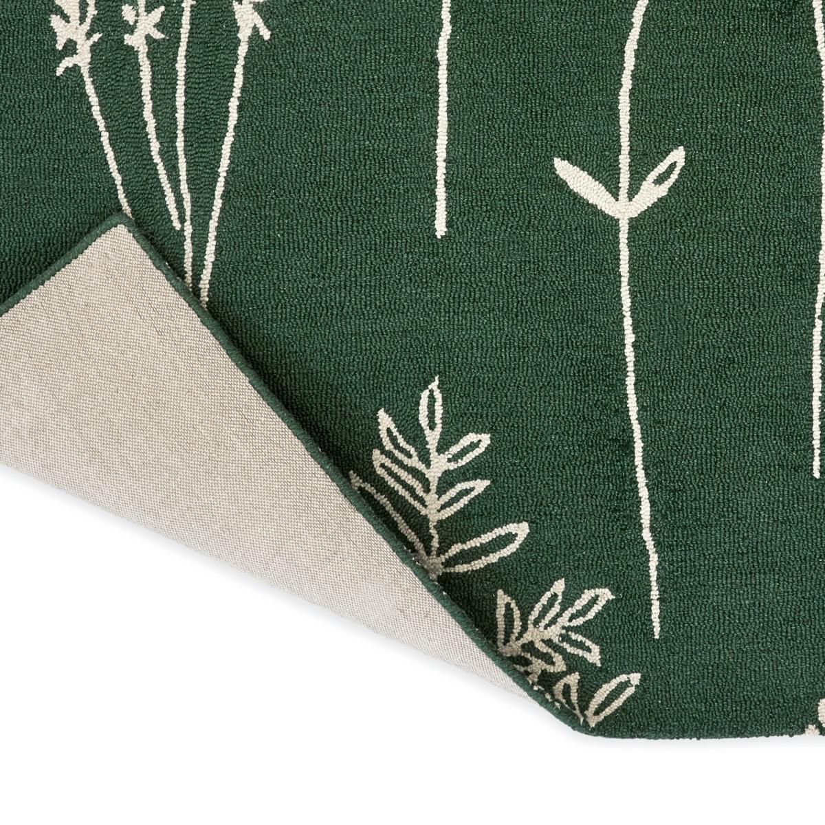 Stipa 126407 Wool Rugs by Scion in Forest Green250x350cm – image 4