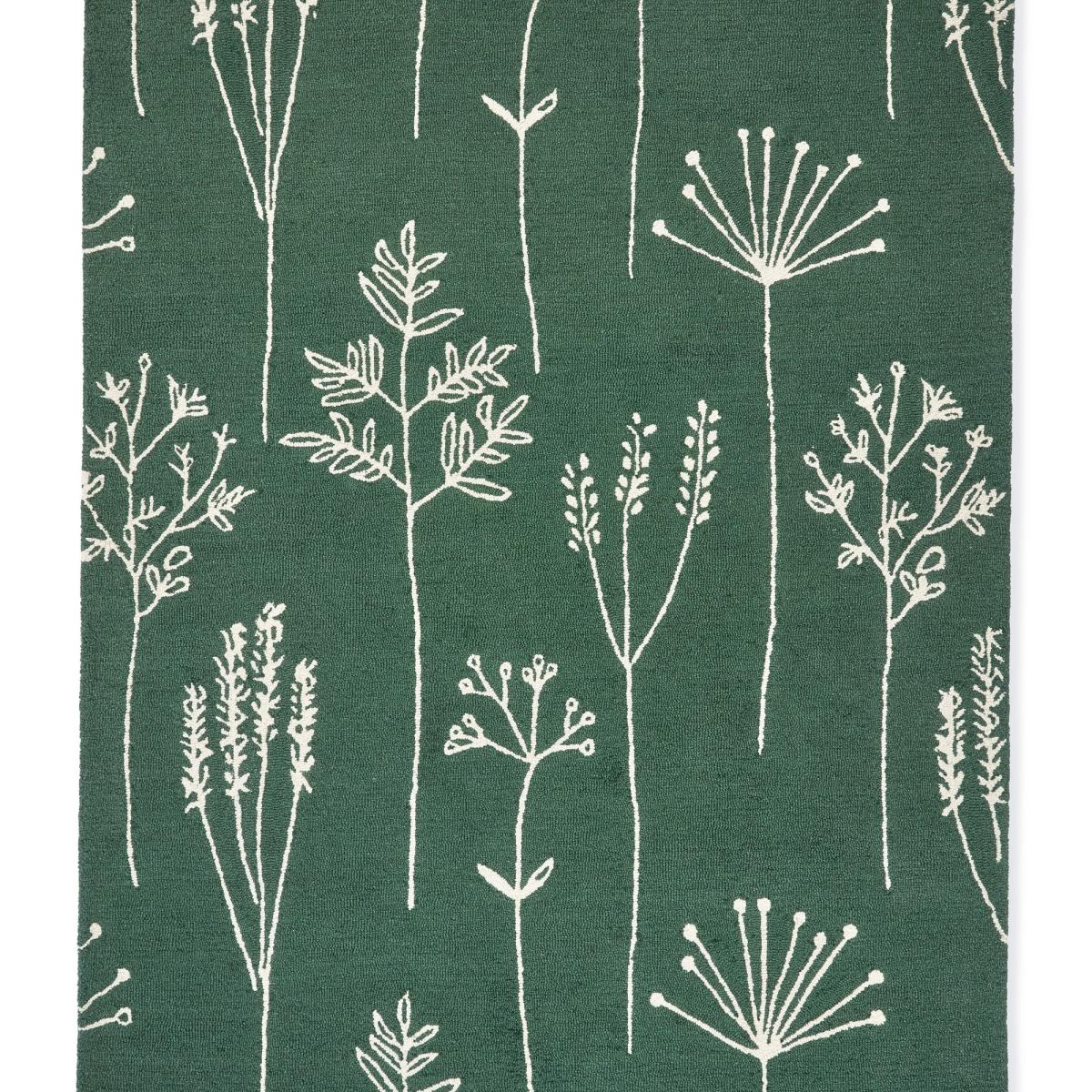 Stipa 126407 Wool Rugs by Scion in Forest Green250x350cm – image 5