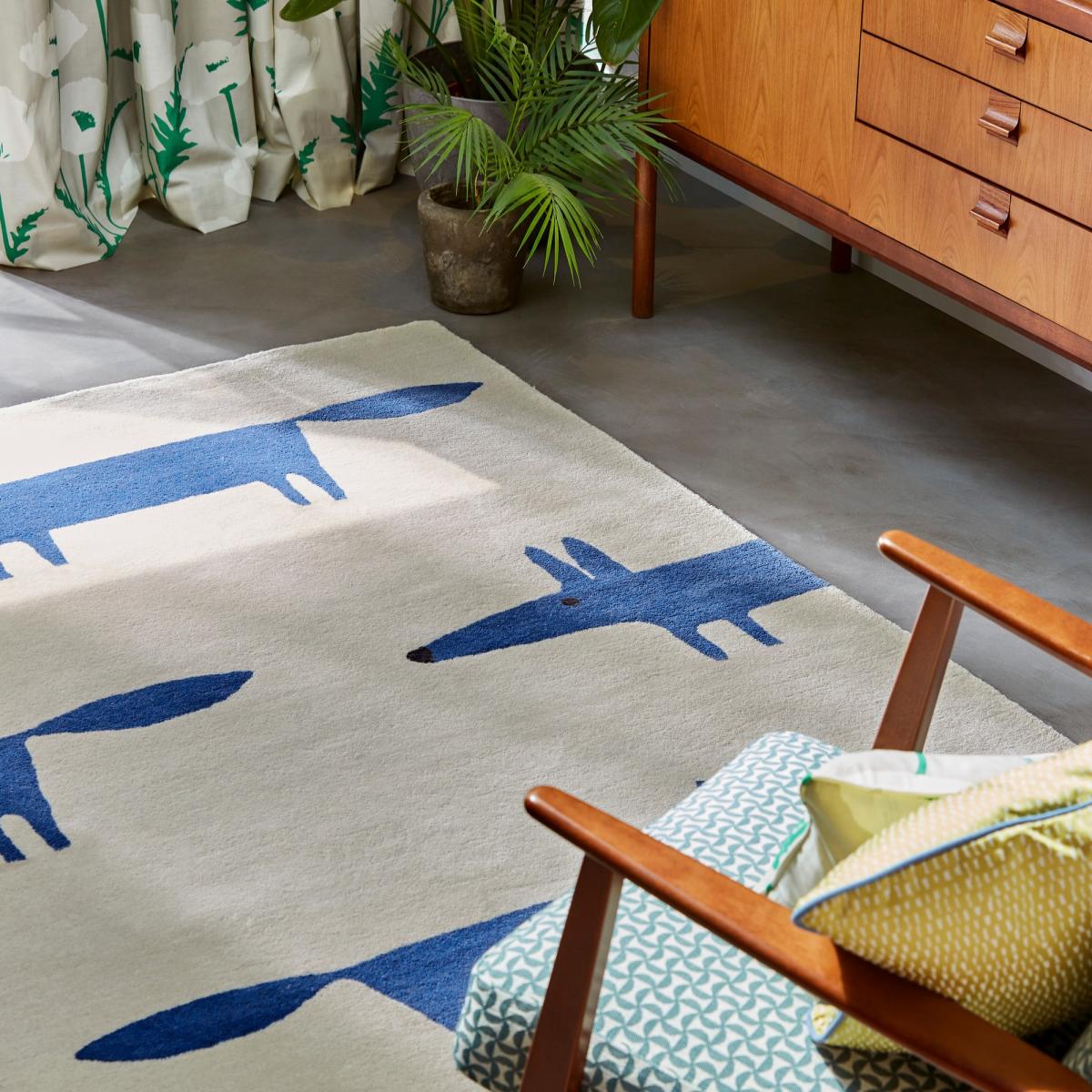 Scion Mr Fox Wool Rugs 25302 Blush Pink&nbsp;90x150cm – image 3