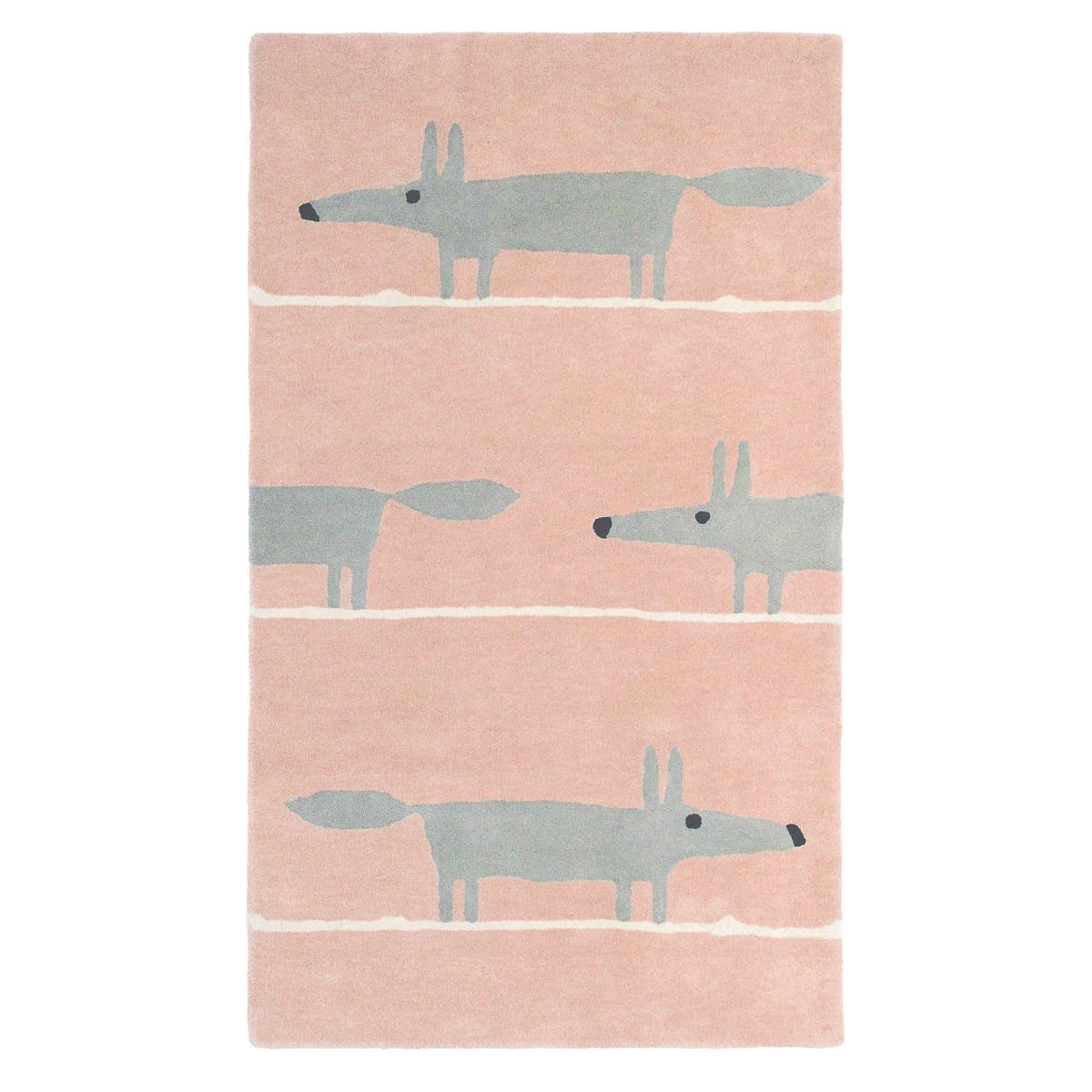 Scion Mr Fox Wool Rugs 25302 Blush Pink&nbsp;90x150cm – image 10