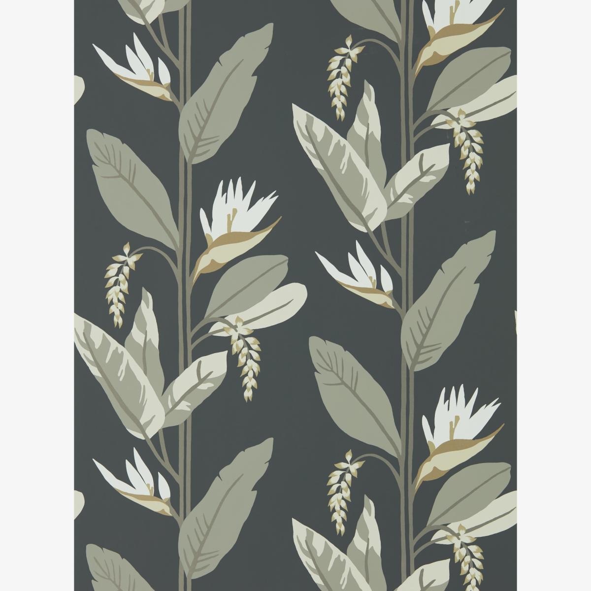 Llenya Wallpaper 112256 by Harlequin in Jet Stone Gold Roll