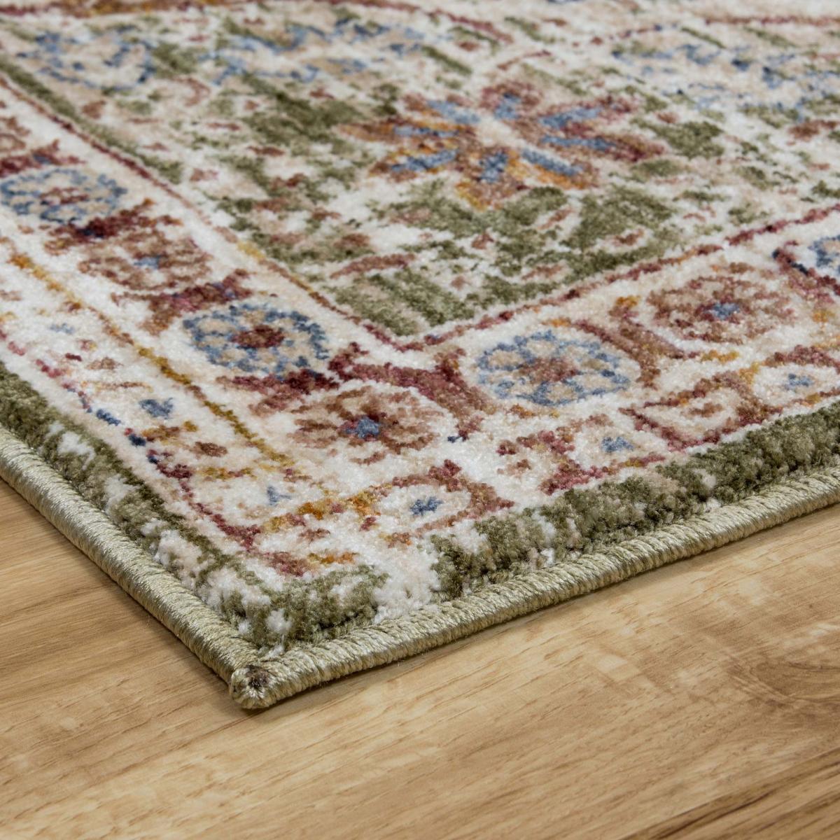 Alhambra Traditional rugs 6594B in IVORY GREEN 300x480cm – image 2