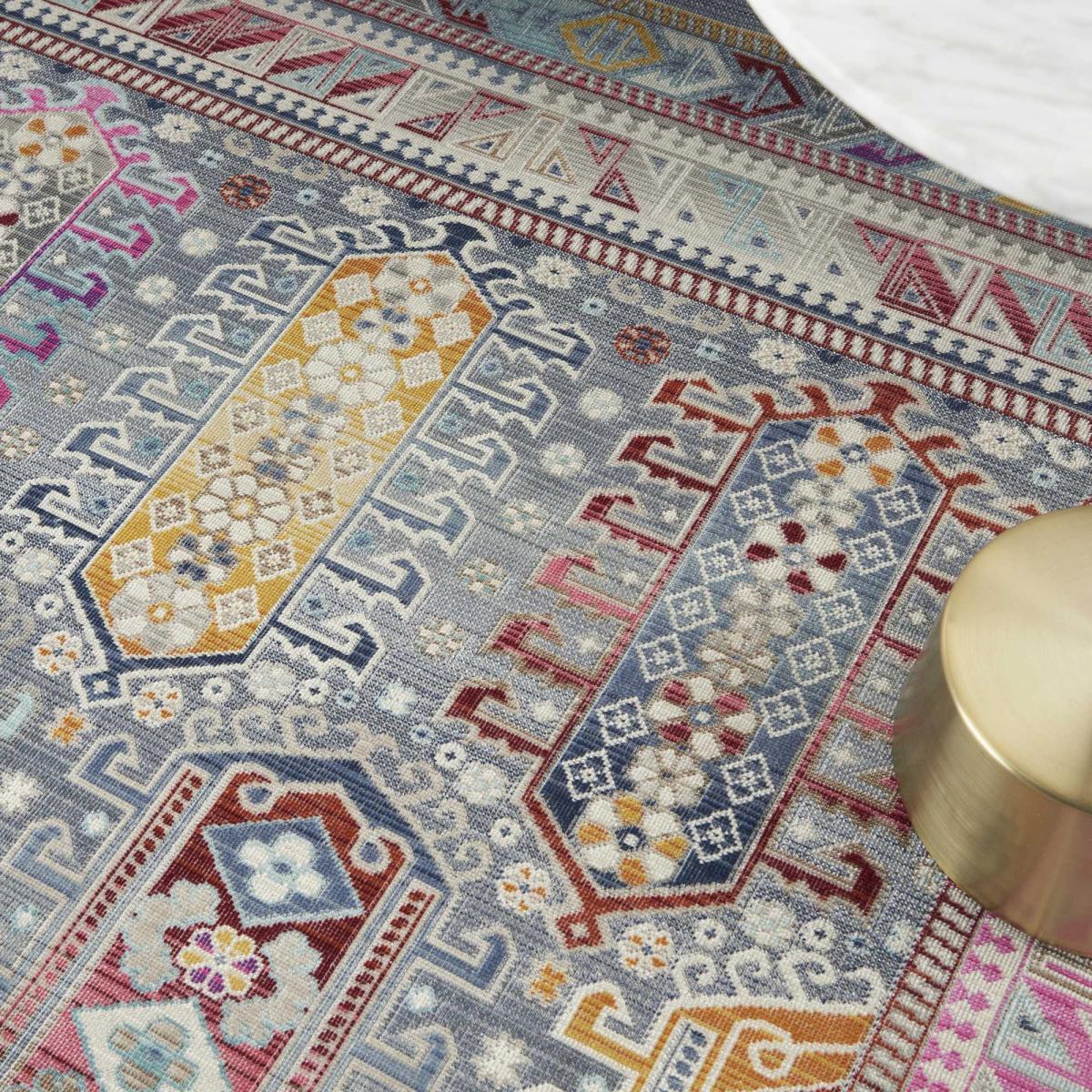Vintage Kashan Traditional Rugs VKA06 by Nourison in Grey Multi 239x300cm – image 2