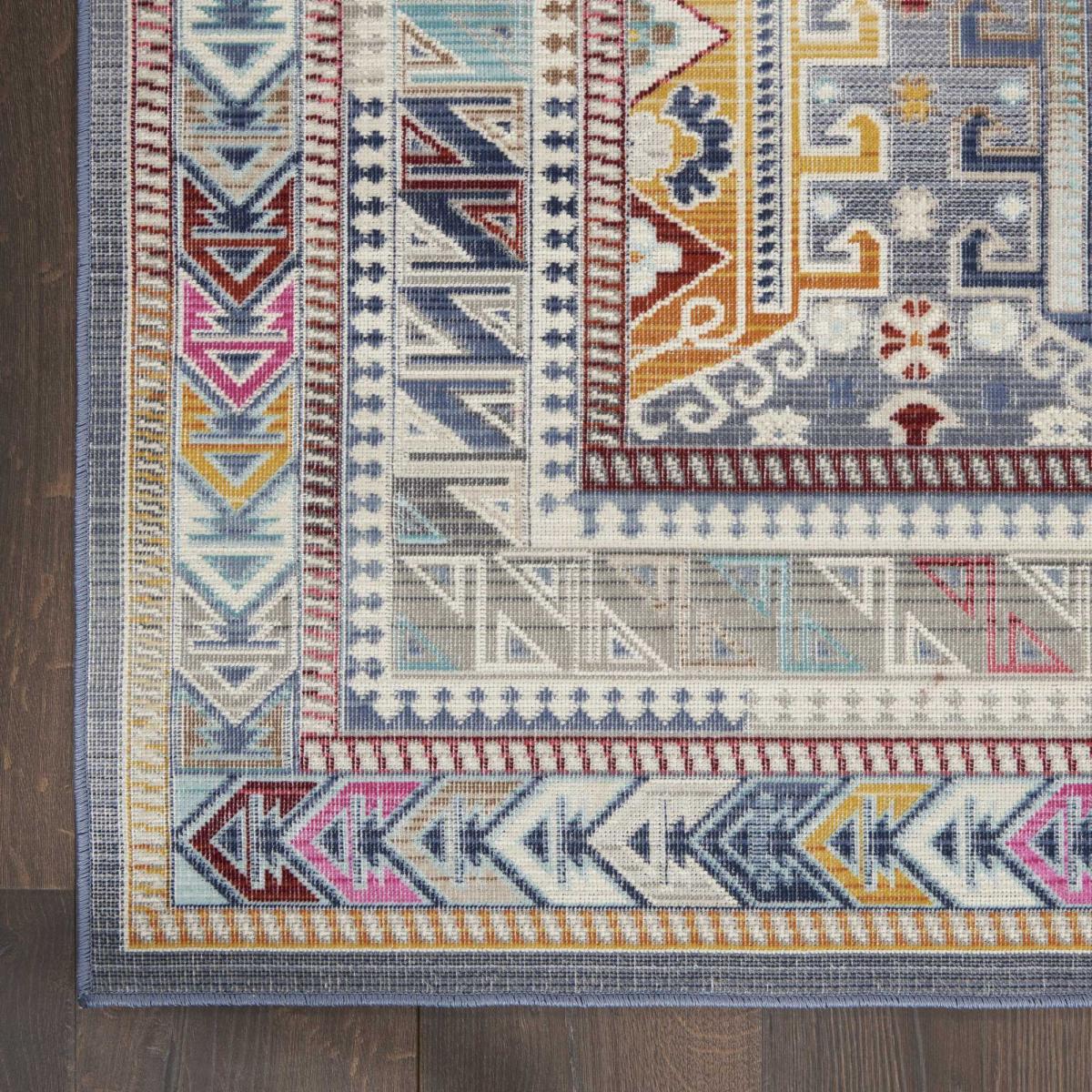 Vintage Kashan Traditional Rugs VKA06 by Nourison in Grey Multi 239x300cm – image 4