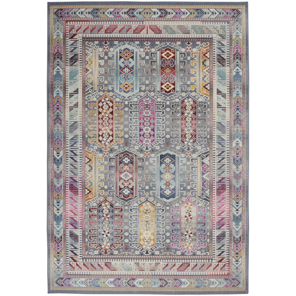 Vintage Kashan Traditional Rugs VKA06 by Nourison in Grey Multi 239x300cm – image 5