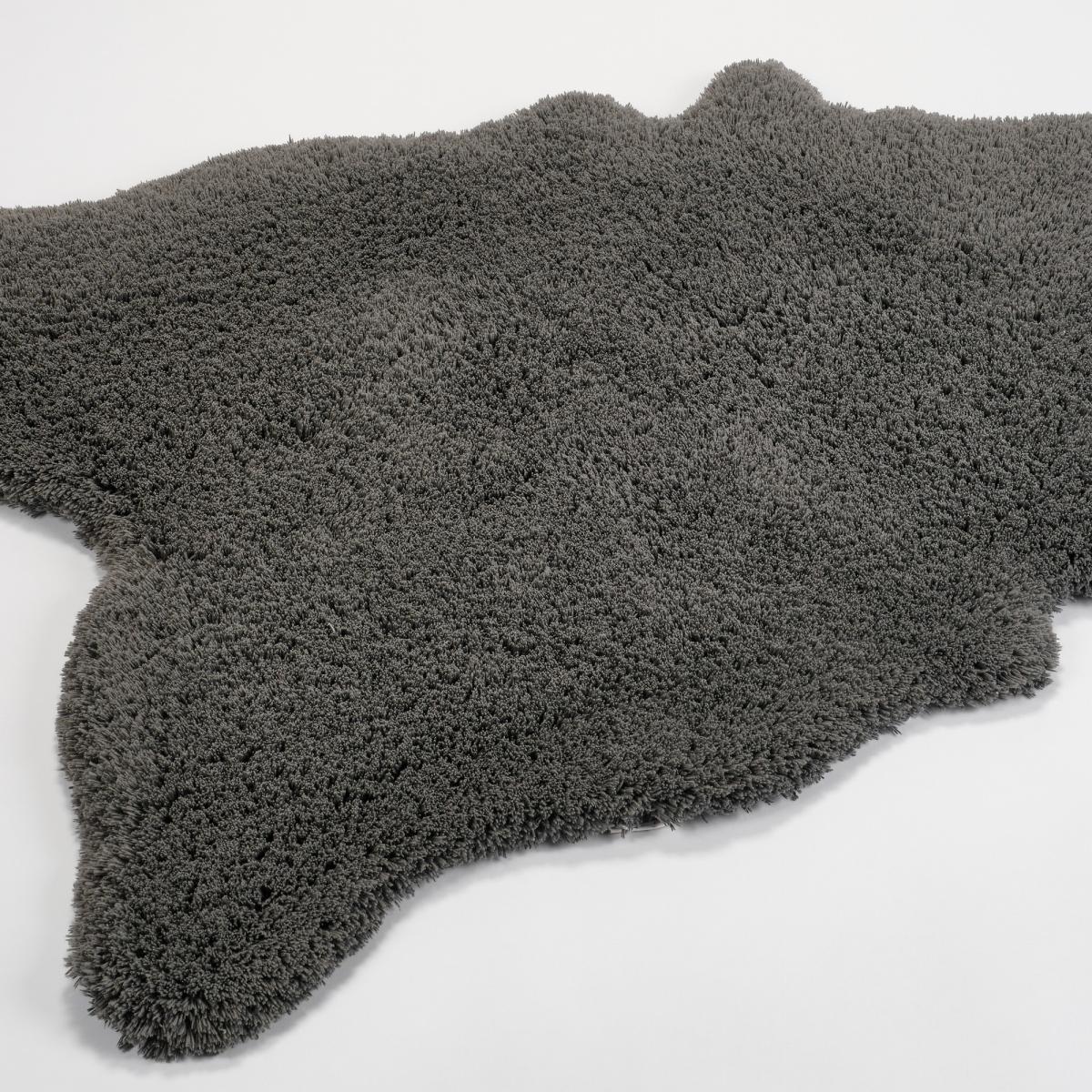 Peau 920 Bath Mat in Grey by Designer Abyss & Habidecor&nbsp;95x110cm – image 2