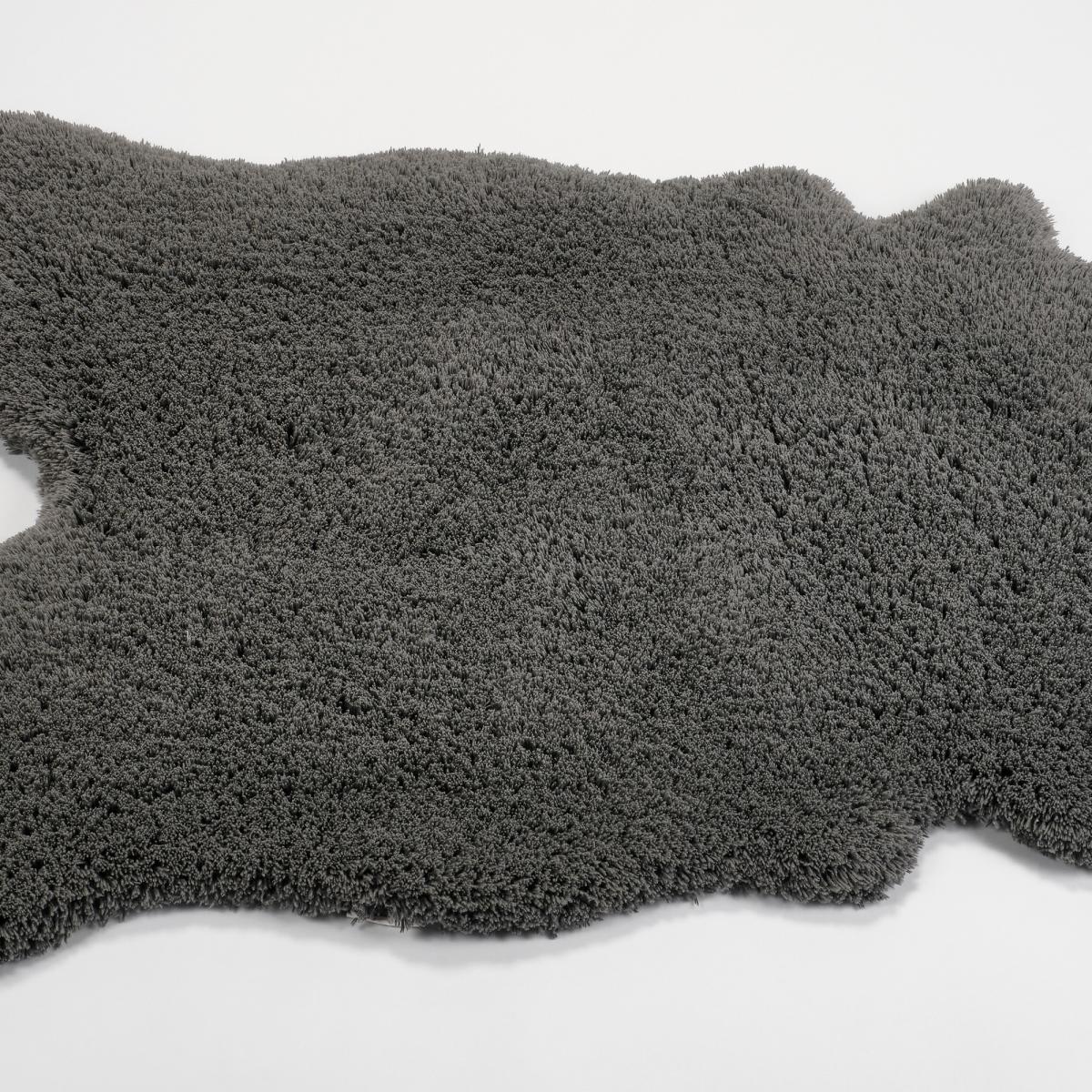 Peau 920 Bath Mat in Grey by Designer Abyss & Habidecor&nbsp;95x110cm – image 3