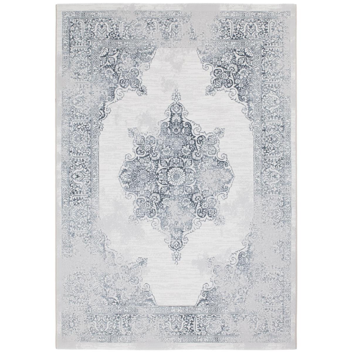 Victoriana 105 Traditional Medallion Rugs in Denim Grey240x330cm – image 2