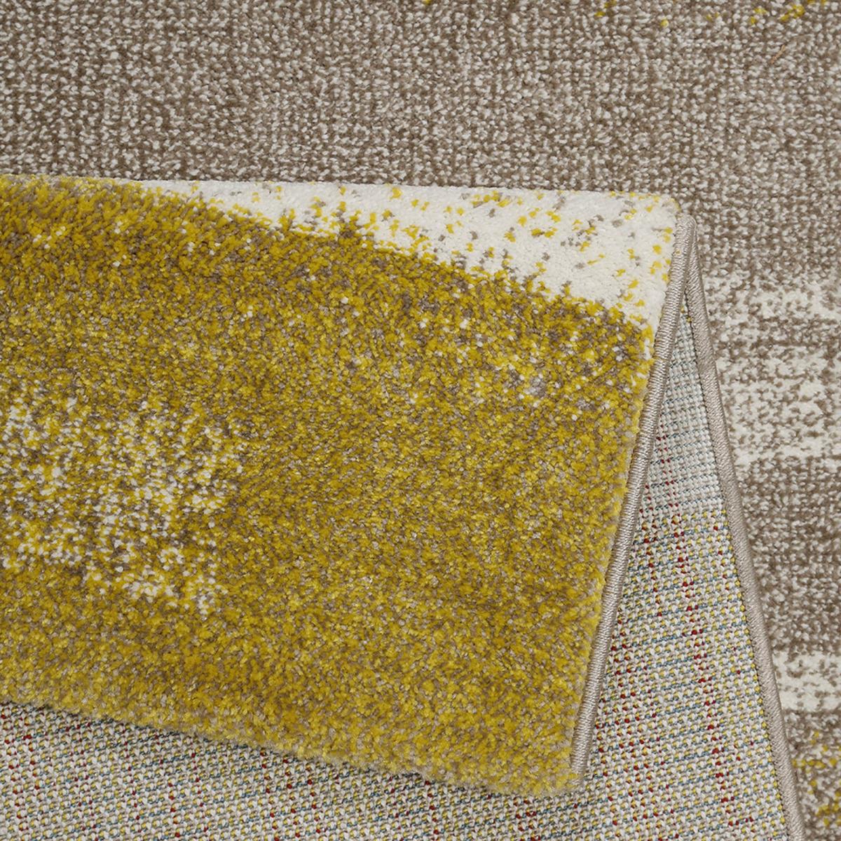 Dreaming Rugs 3247 075 by Esprit in Mustard and Taupe – image 2