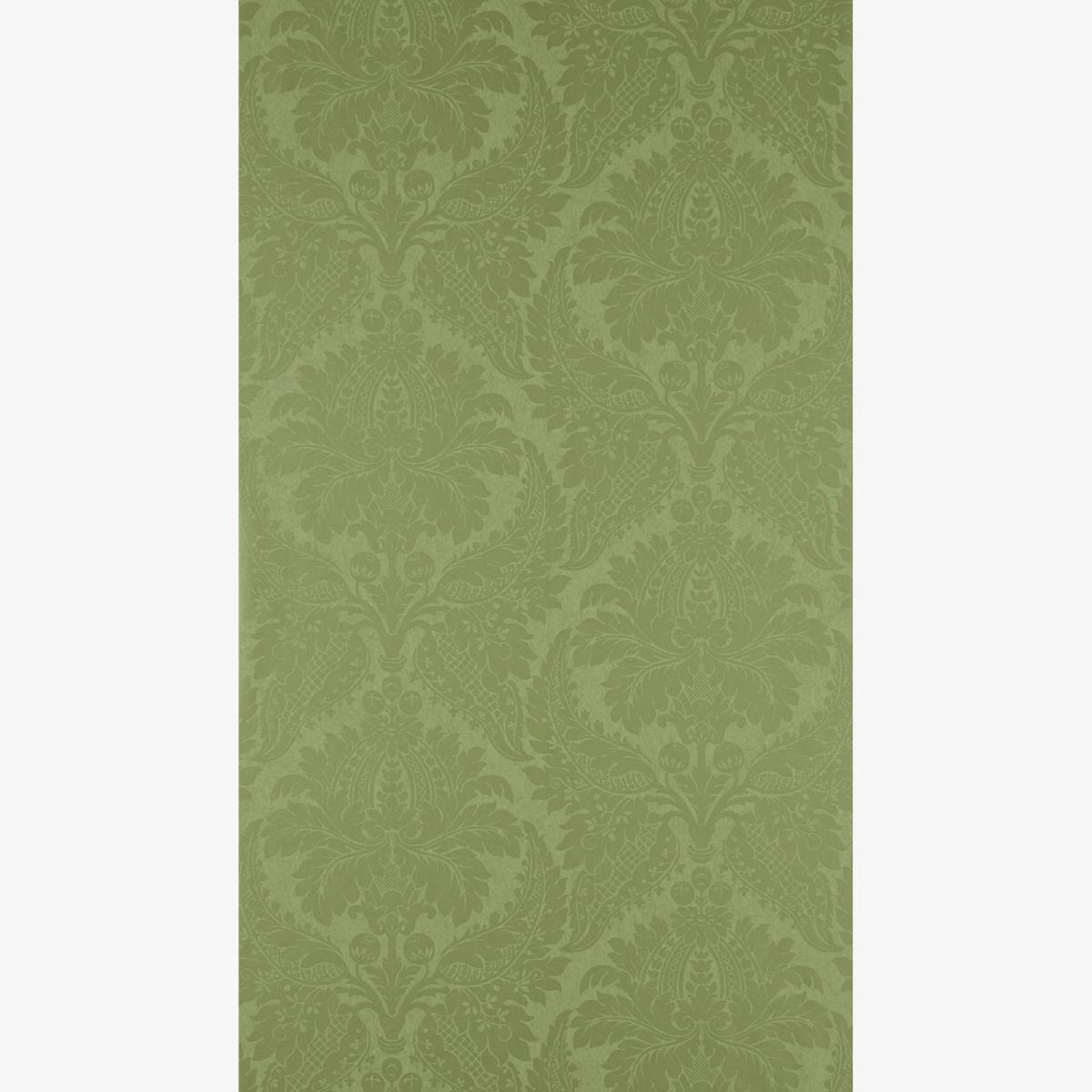 Malmaison Damask Wallpaper 311999 by Zoffany in Peridot Green Roll