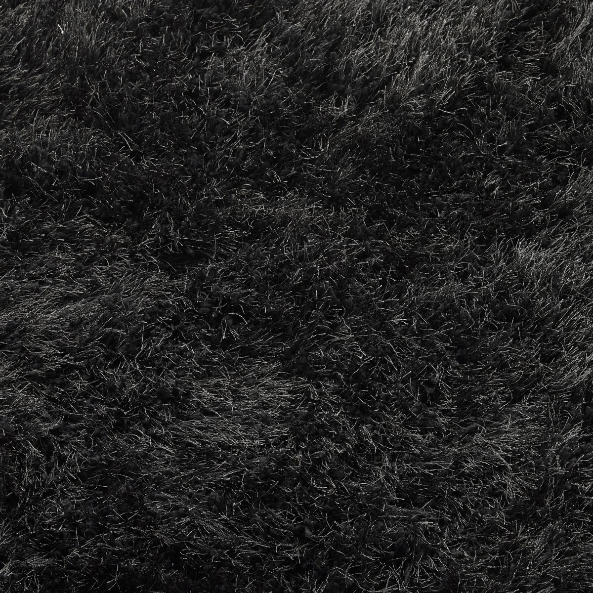 Extravagance Shaggy Modern Plain Rugs in Grey 80x150cm – image 2