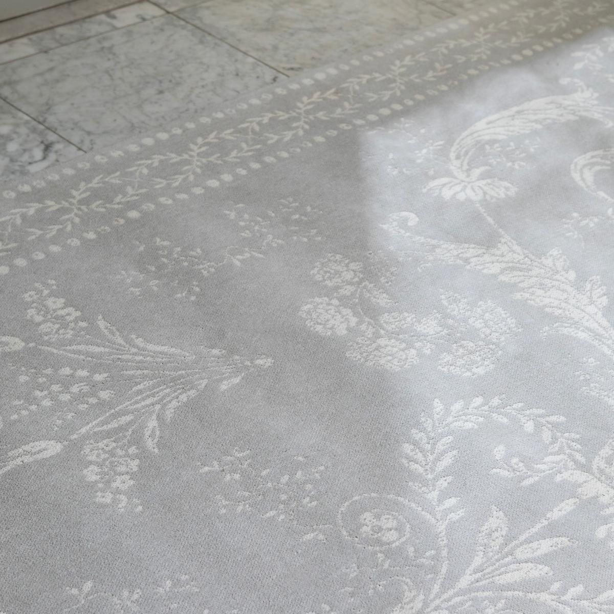Josette 081401 Damask Jacquard Rug by Laura Ashley in Dove Grey 170x240cm – image 2