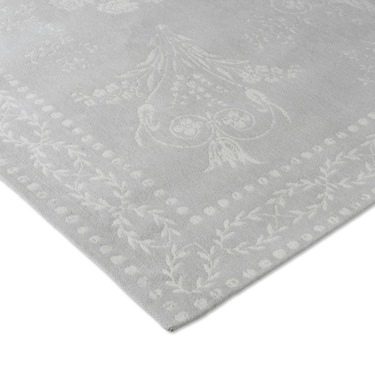 Josette 081401 Damask Jacquard Rug by Laura Ashley in Dove Grey 170x240cm – image 3