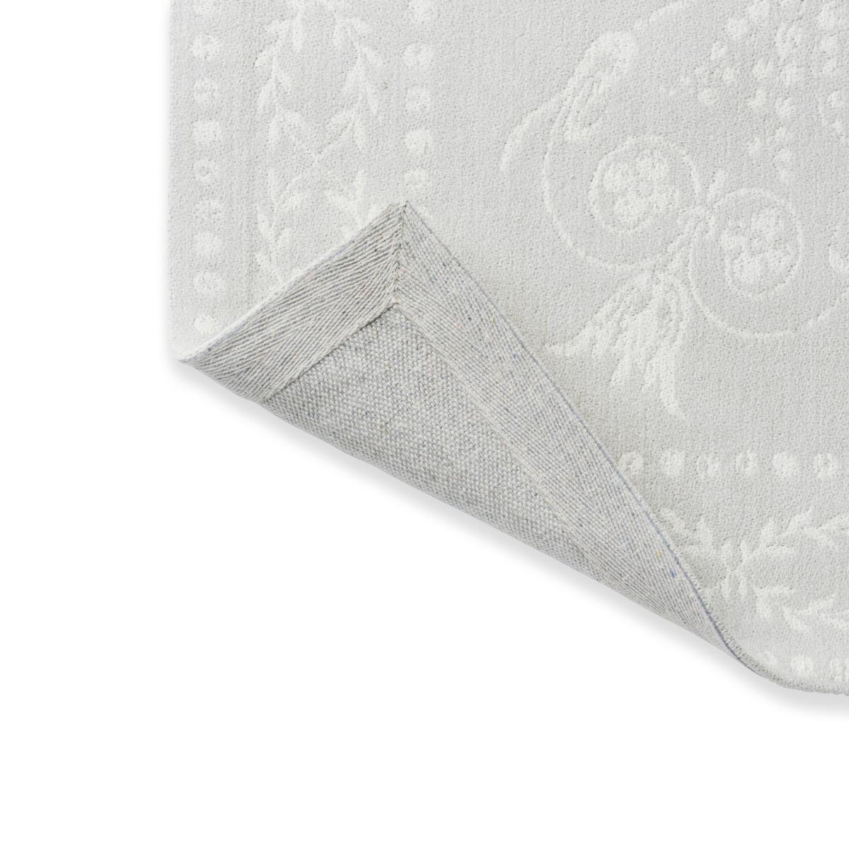 Josette 081401 Damask Jacquard Rug by Laura Ashley in Dove Grey 170x240cm – image 4