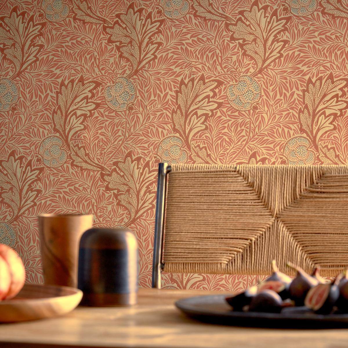 Apple Wallpaper 216688 by Morris & Co in Rust Gold&nbsp;Roll – image 2