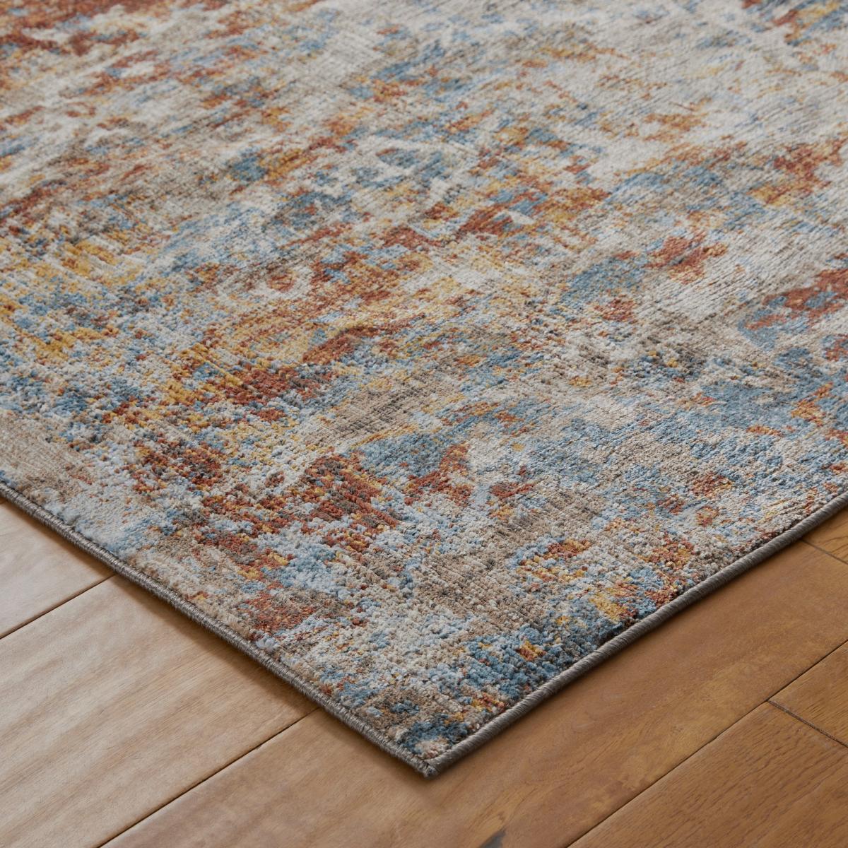 Mojave 4440S Abstract Distressed Rugs in Multi200x285cm – image 2