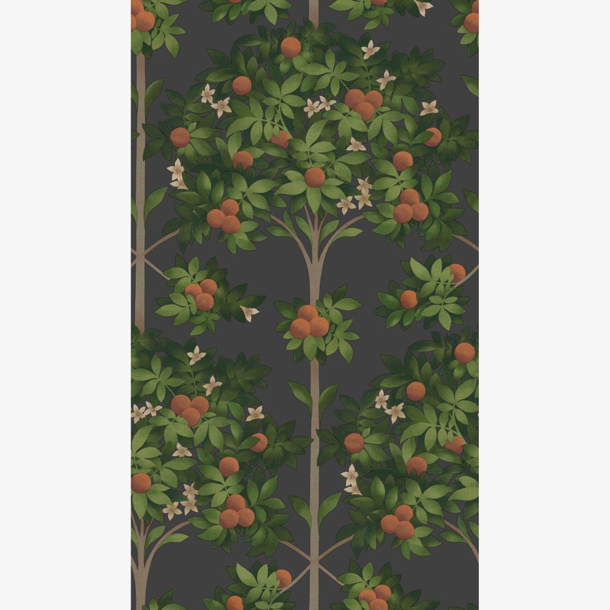 Orange Blossom Wallpaper 1003 by Cole & Son in Moody OrangeRoll