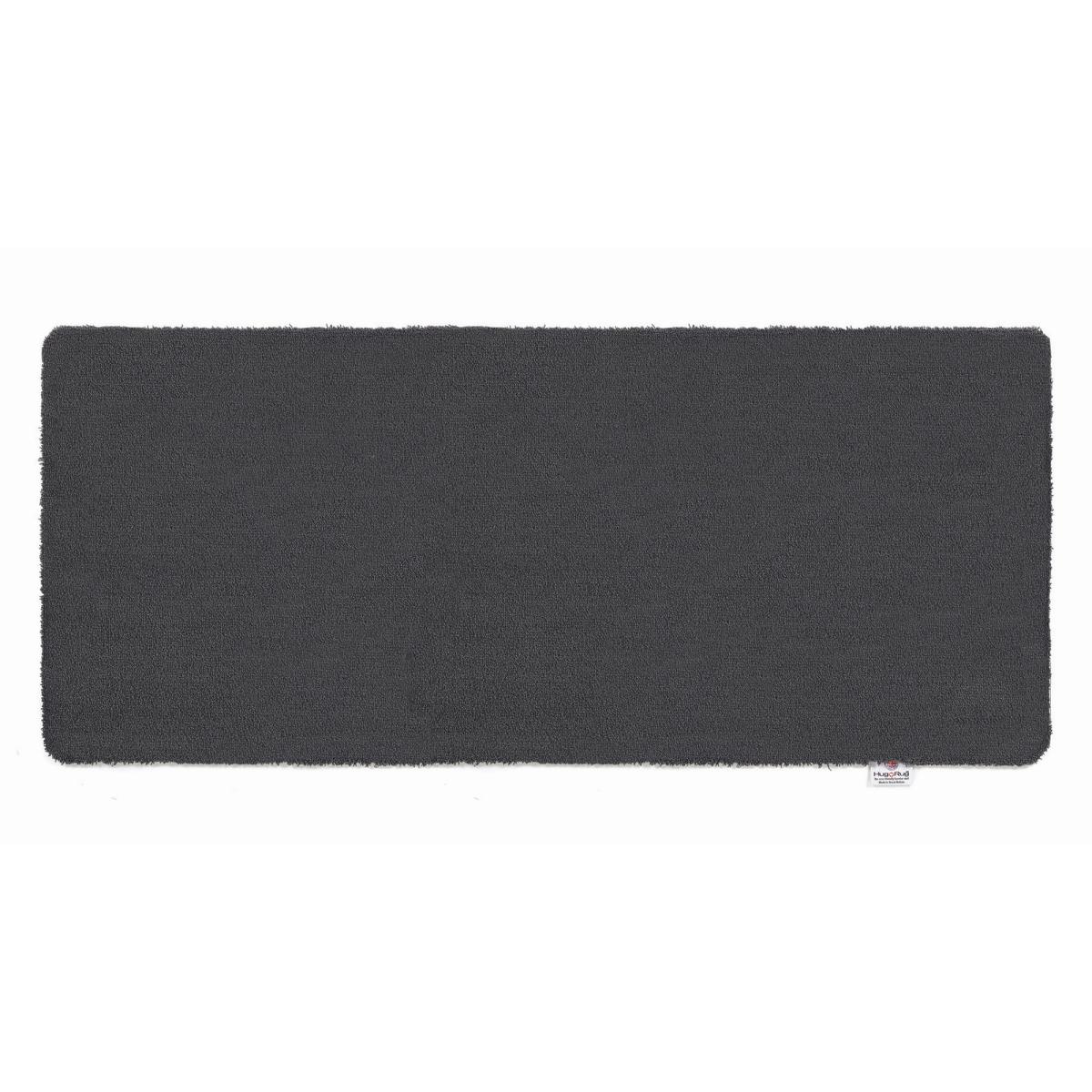 Sense Plain Washable Rug in Charcoal Grey 65x100cm – image 3