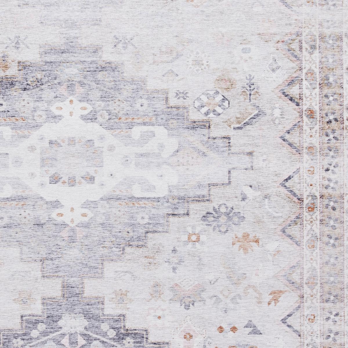 Topaz H1265 Traditional Patterned Grey Beige Rug 120x170cm – image 3