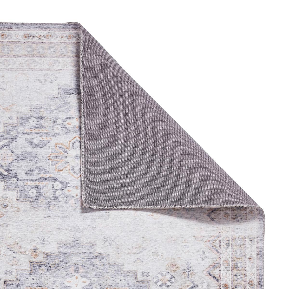 Topaz H1265 Traditional Patterned Grey Beige Rug 120x170cm – image 5