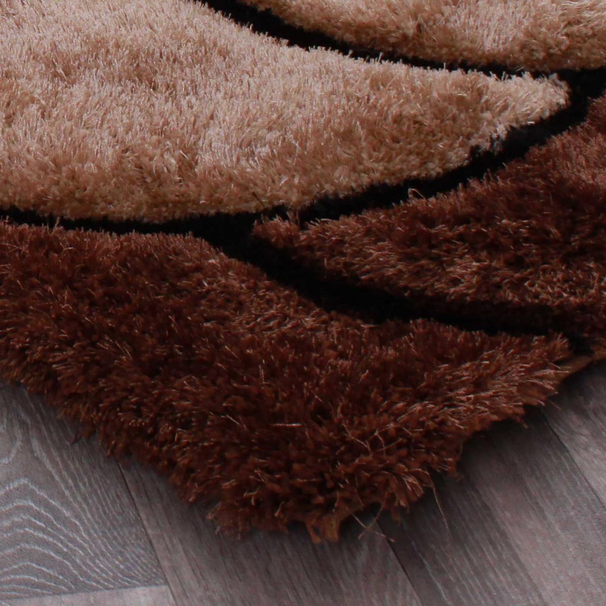 3D Rose Rugs in Chocolate – image 2