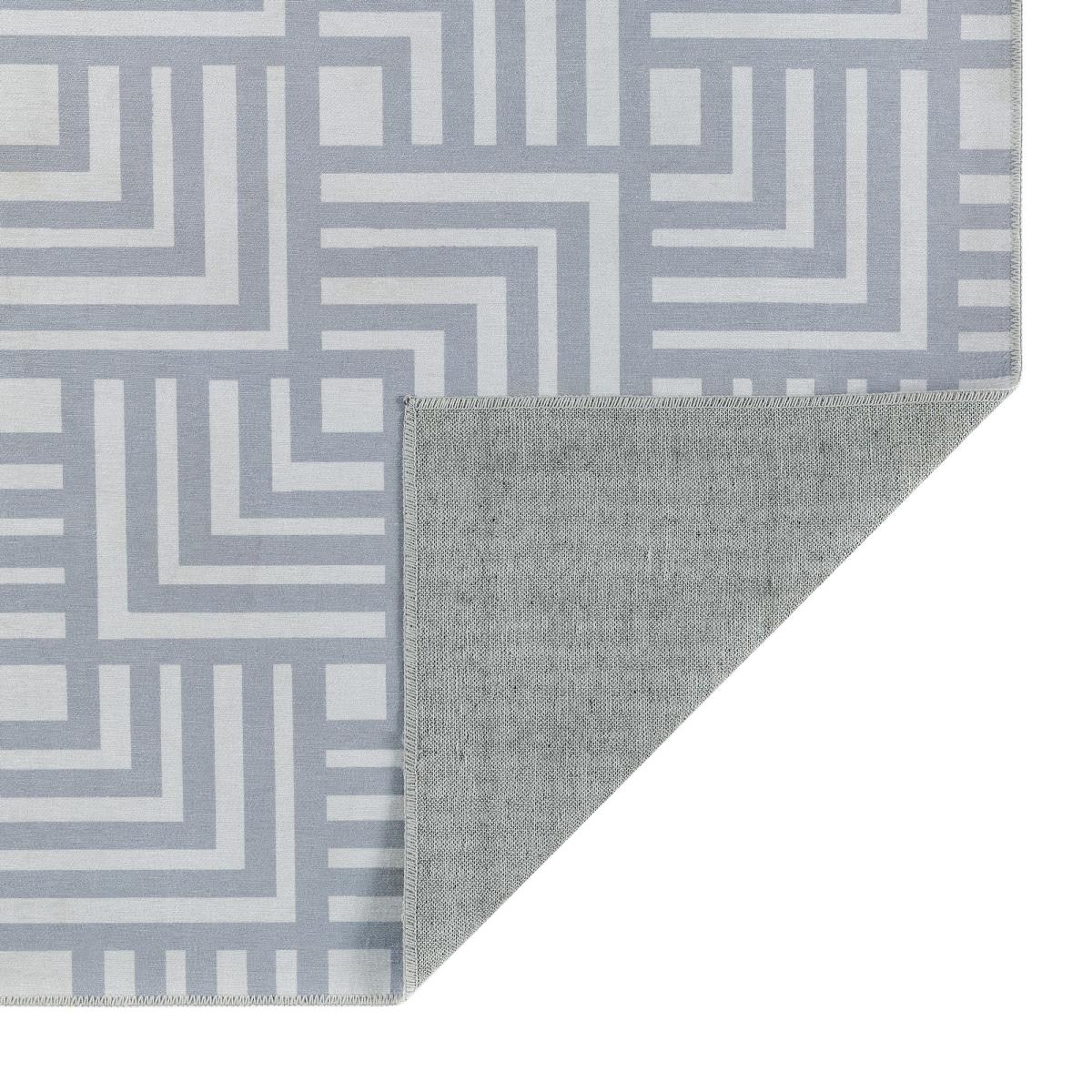 Origins Washable Soho Geometric Rug in Grey&nbsp;160x230cm – image 3