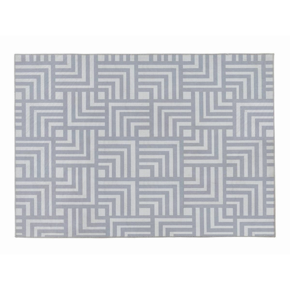 Origins Washable Soho Geometric Rug in Grey&nbsp;160x230cm – image 5
