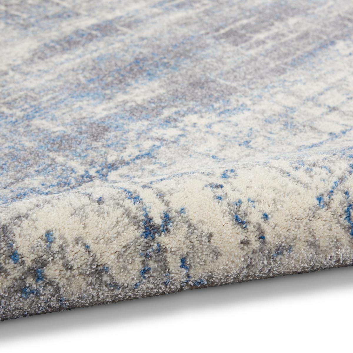 Calvin Klein Torrent Designer Abstract Rugs CK983 Ivory Grey Blue – image 2