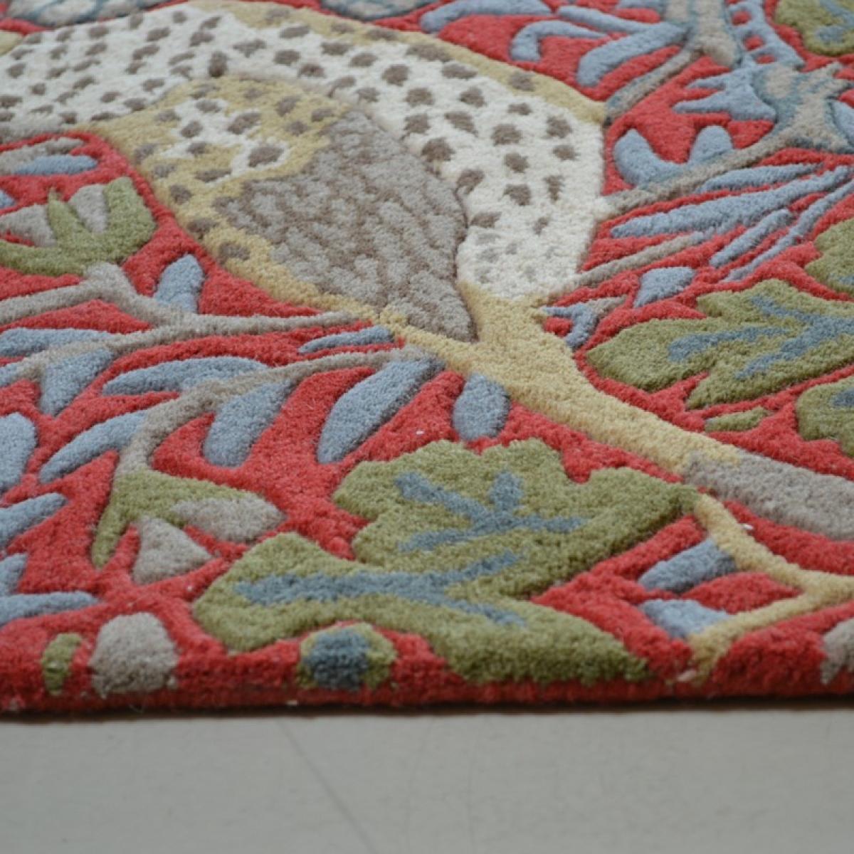 Strawberry Thief 027700 Runner Rugs in Crimson by William Morris 67x230cm – image 2