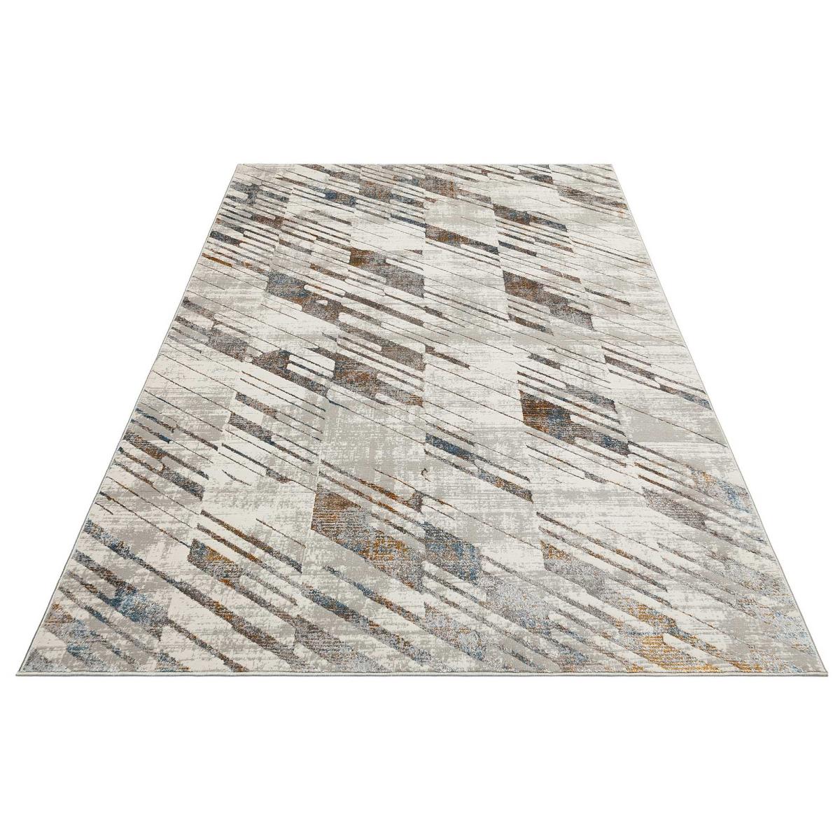 Dalia DAL09 Abstract Rugs in Silver Multicolour&nbsp;160x220cm – image 5