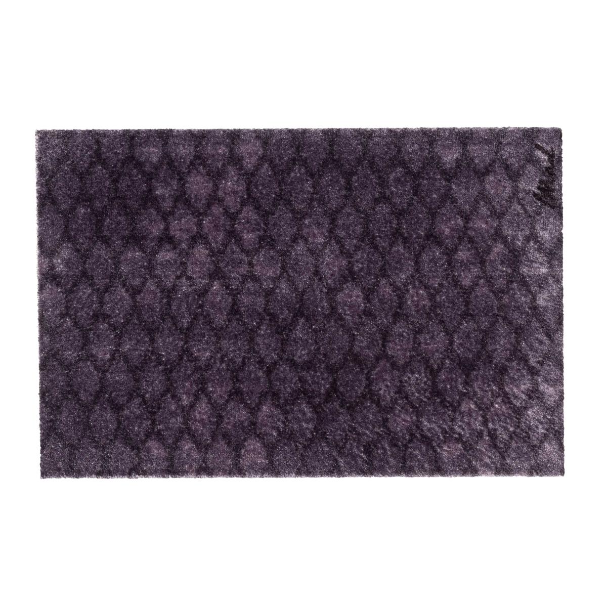 Wilson Geometric Washable Floor Mats in Blue