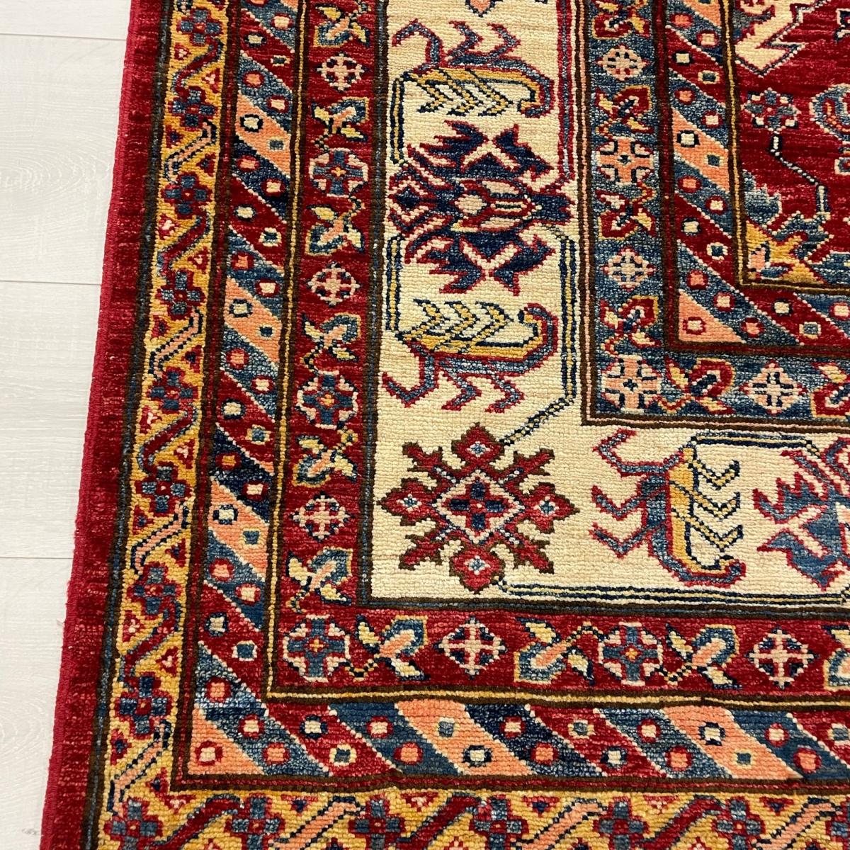 Kazak Supreme Traditional Wool Rugs 46201 in Red Multi 297x215cm – image 2