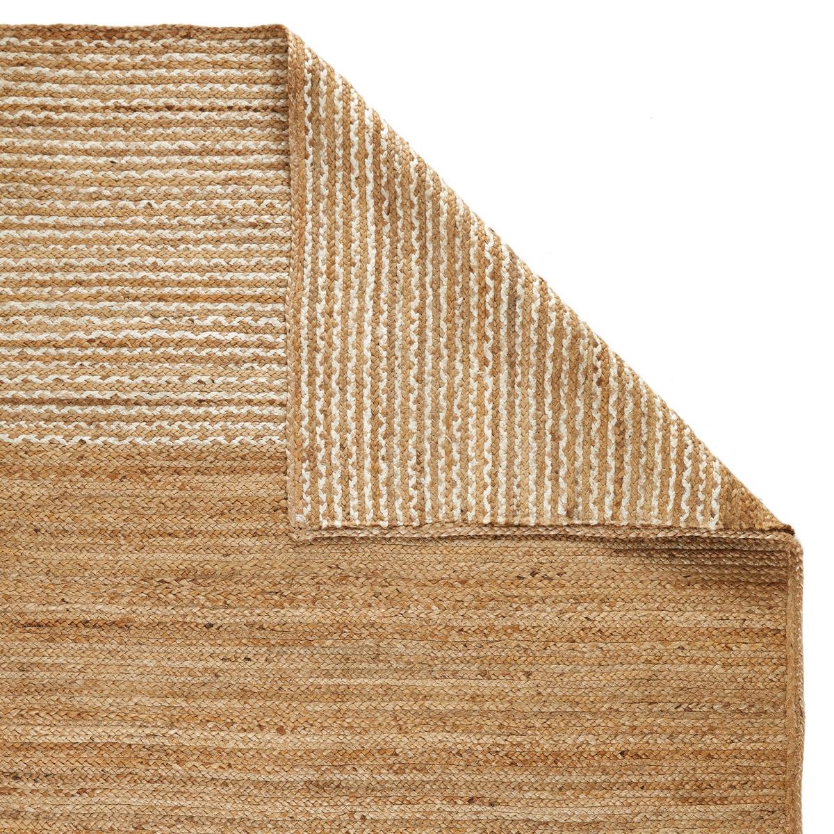 Naturals Stripes Jute & Cotton Flatweave Rug 120x170cm – image 3