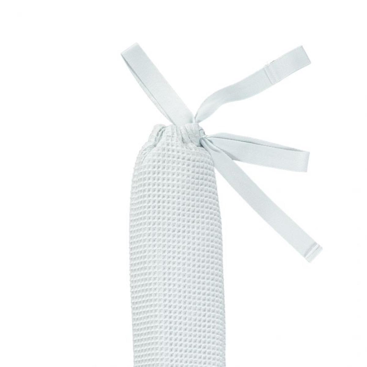 YuYu Cotton Waffle Hot Water Bottle in Ocean Mist 81x13cm – image 3