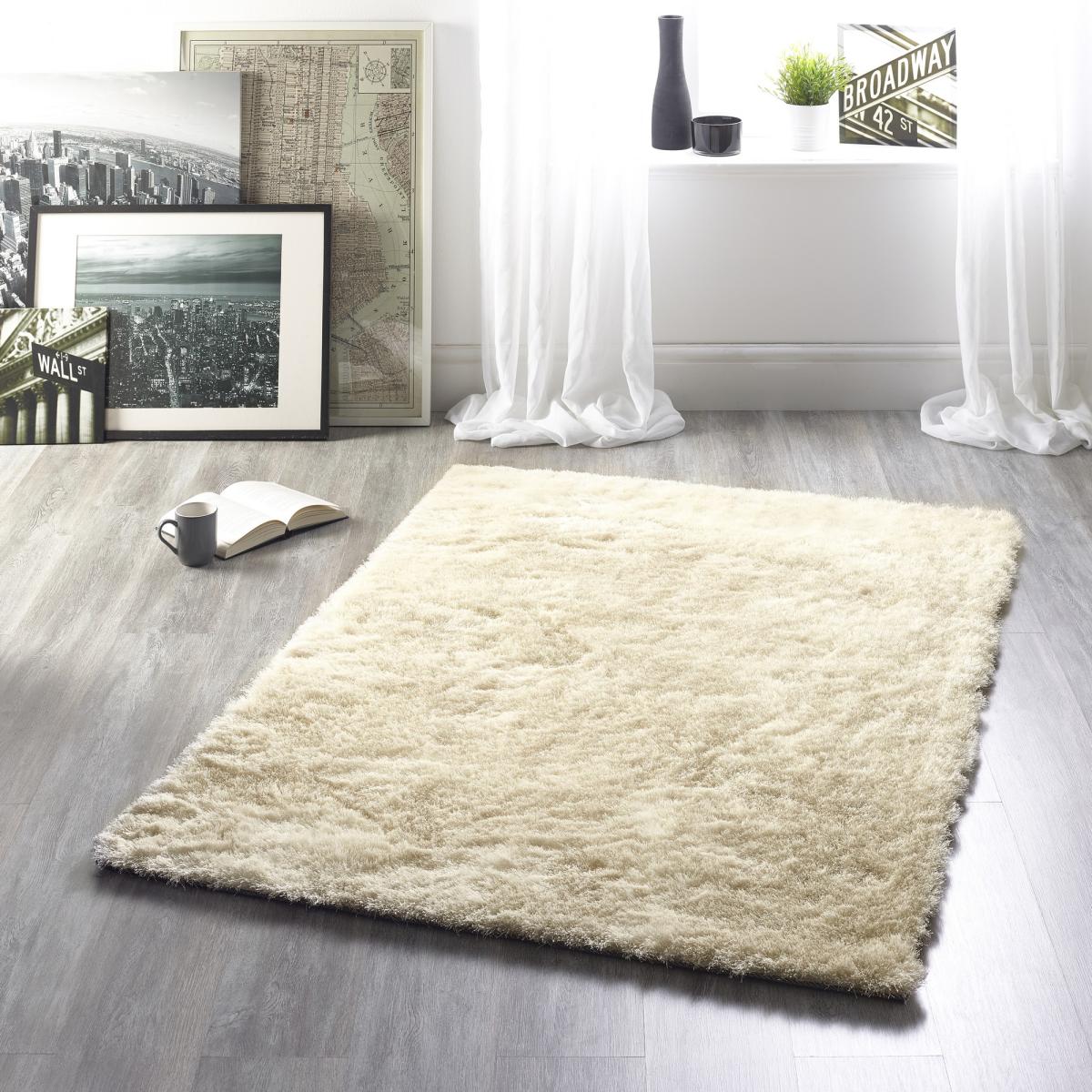 Shimmer Shaggy Lustrous Rugs in Champagne&nbsp;160x230cm – image 2