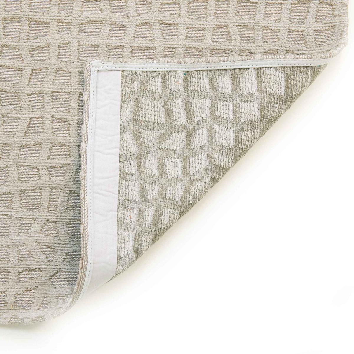 Louis De Poortere Structures Trammel Rug 9245 in Ovid Beige&nbsp;80x150cm – image 3