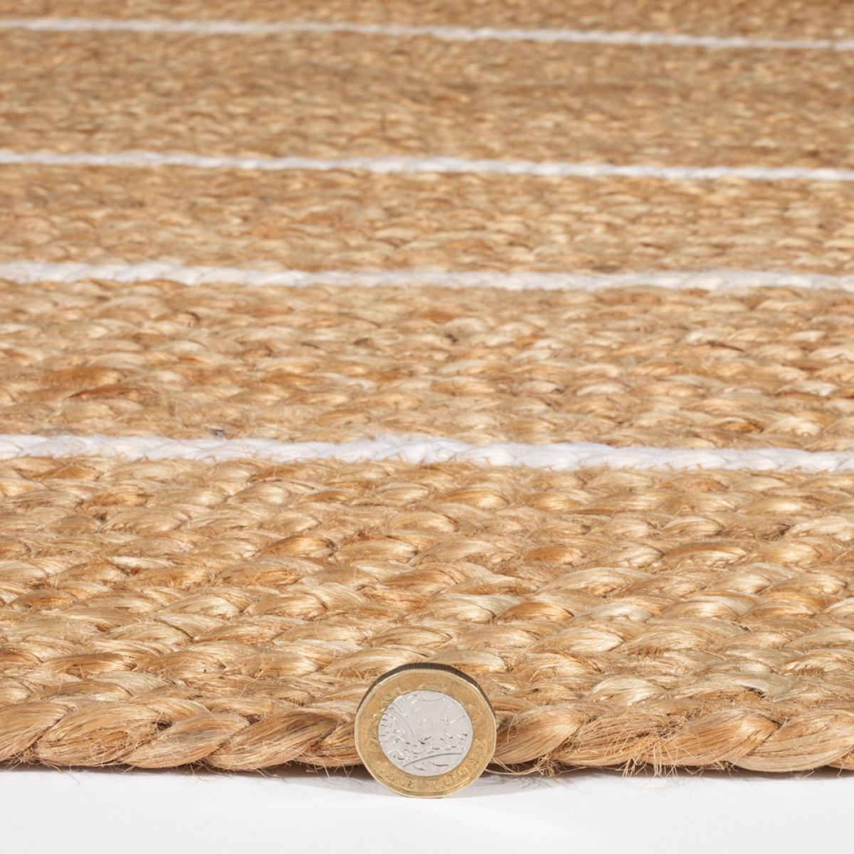 Natural Border Prestbury Hand Braided Jute Rug in Natural 120x170cm – image 4